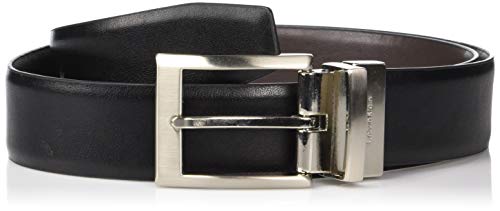 Calvin Klein Men's Two-in-One Reversible Rotative Buckle Casual Dress Belt