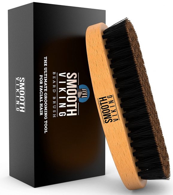gifts for men with beards - Wild Boar Bristle Beard Brush